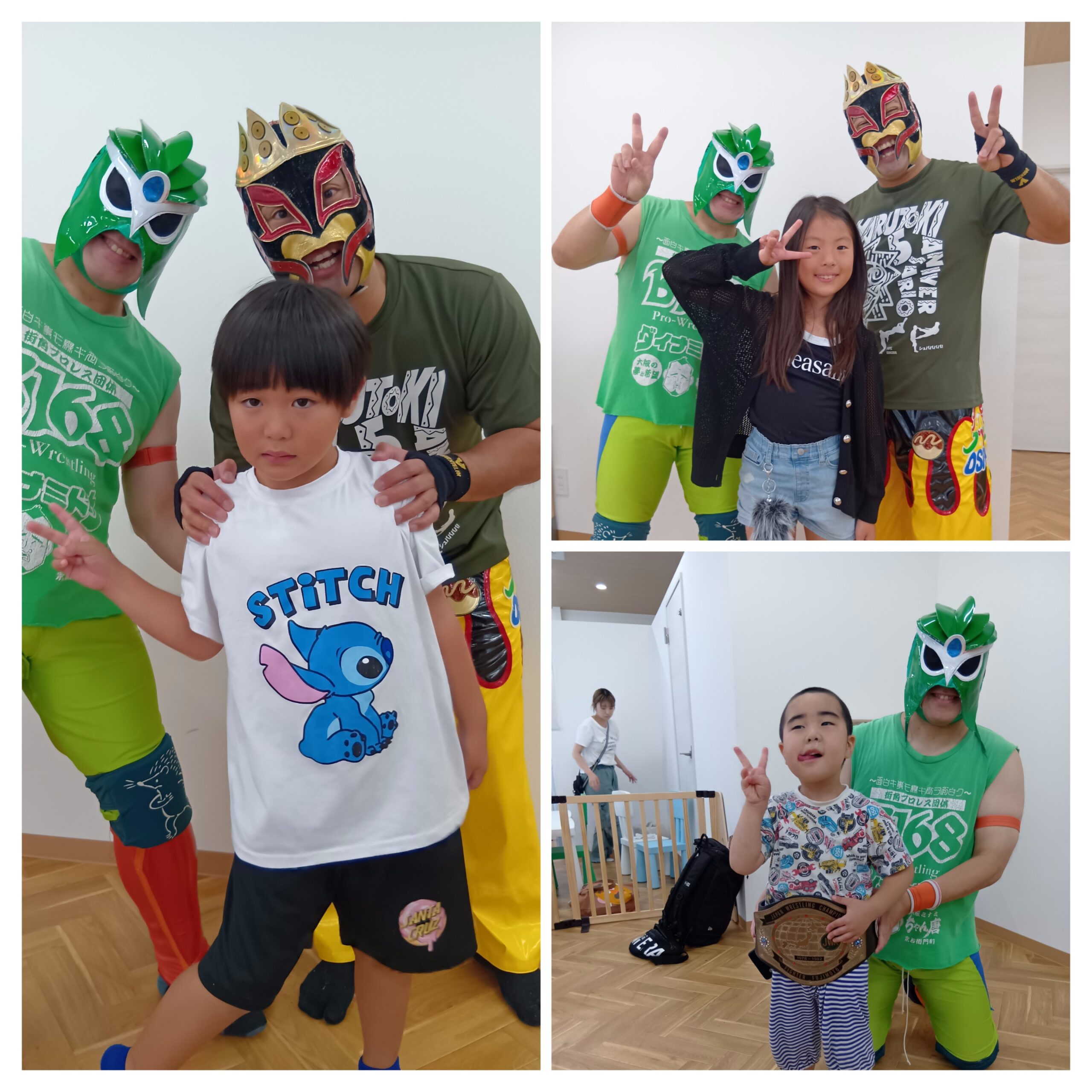 プロレスラーが遊びに来たよ🌸