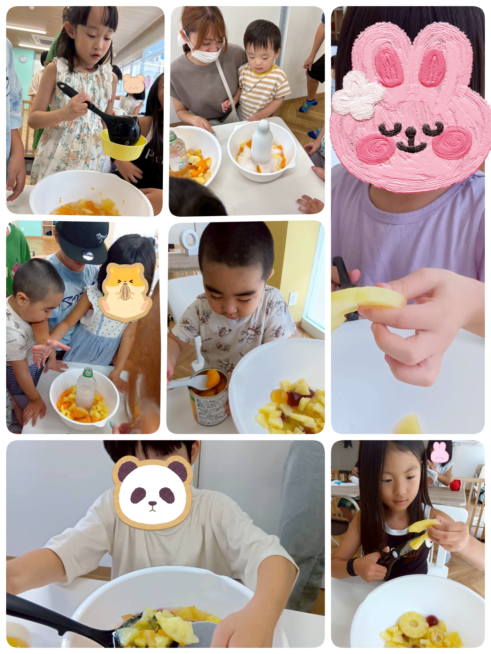 フルーツポンチ作り🍒