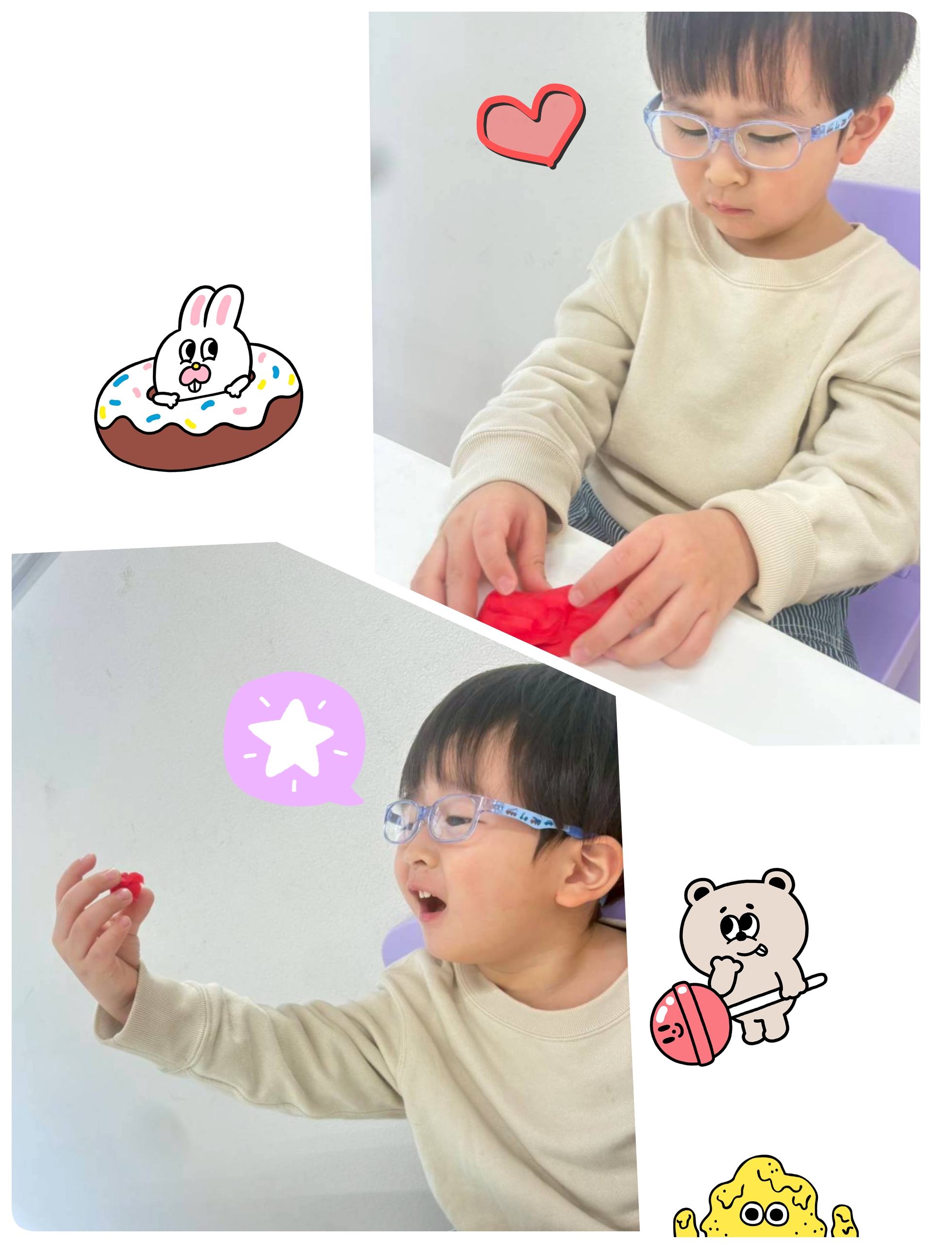 粘土遊び🌟