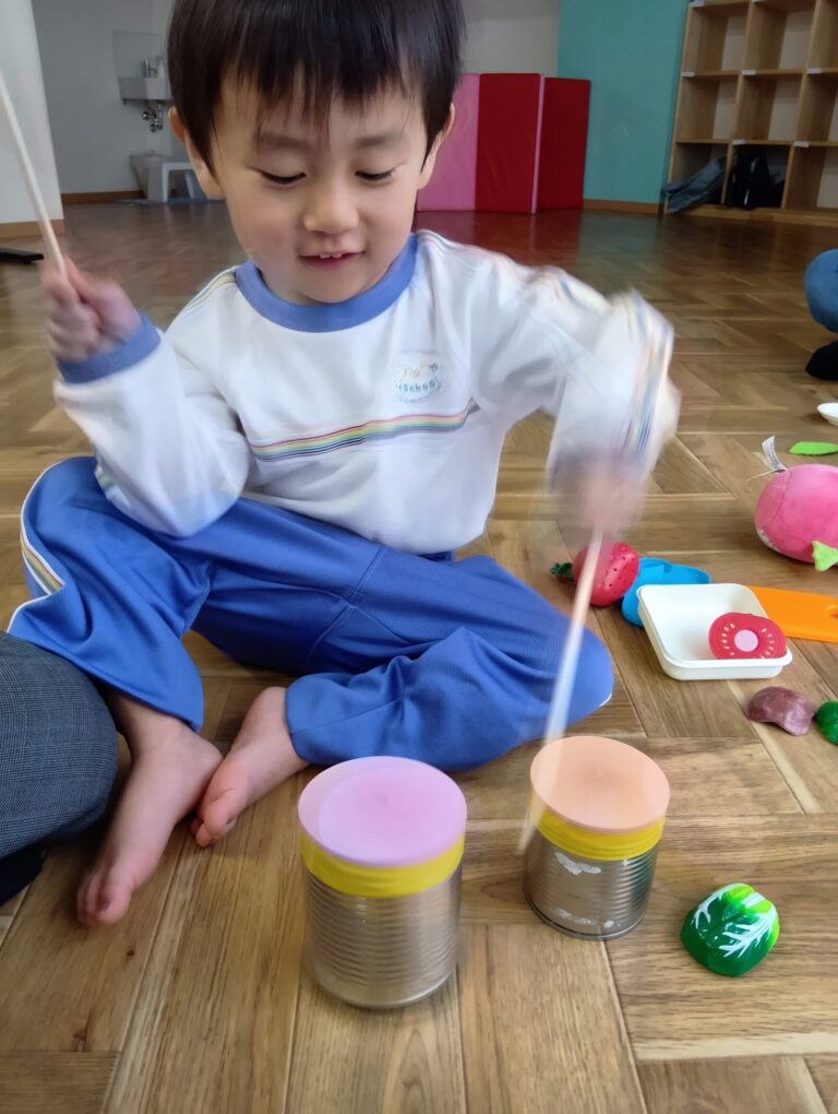 太鼓を使った療育🥁