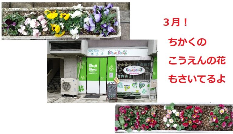 3月になってしまいましたね。