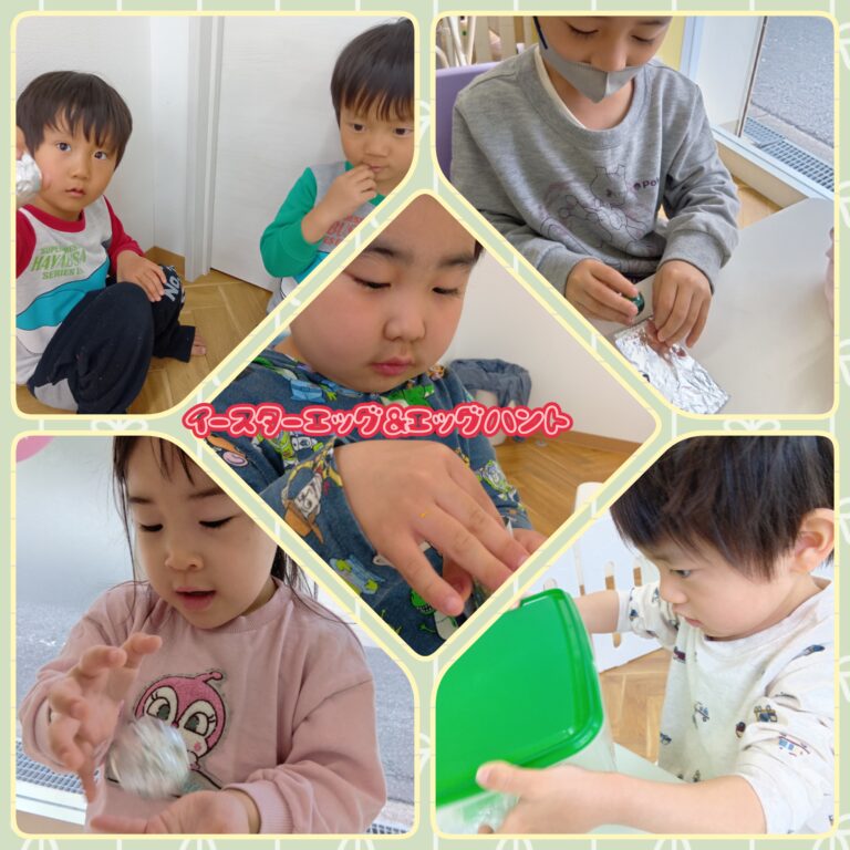 イースターエッグ作り＆エッグハント🪺