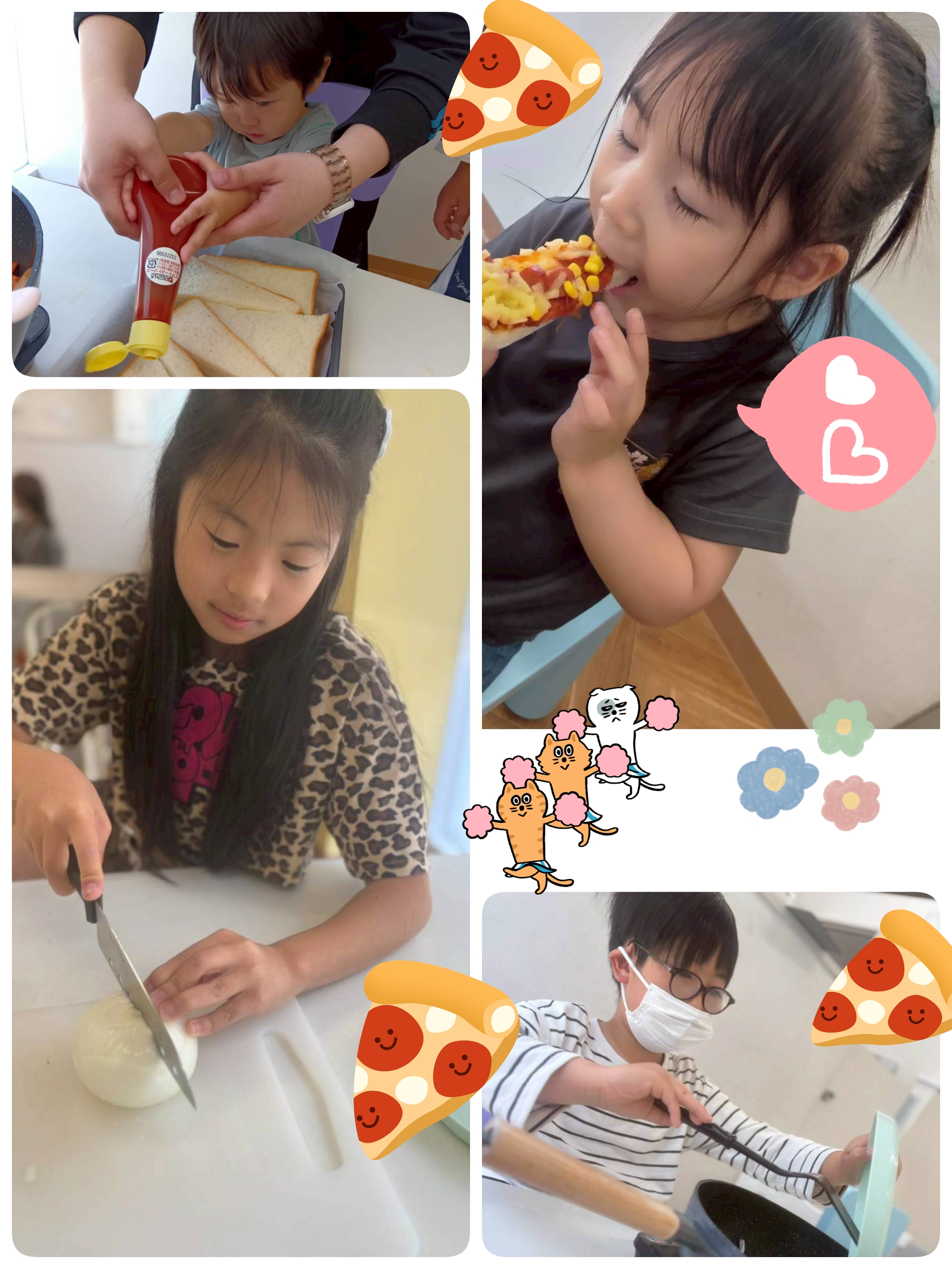 ピザトースト作り🍕