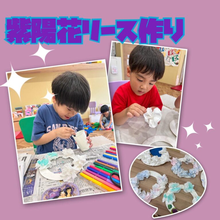 紫陽花リース作り🌷