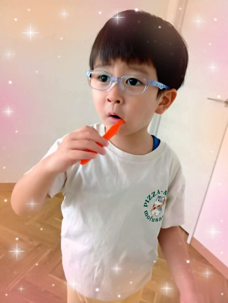 食後の歯磨き✨