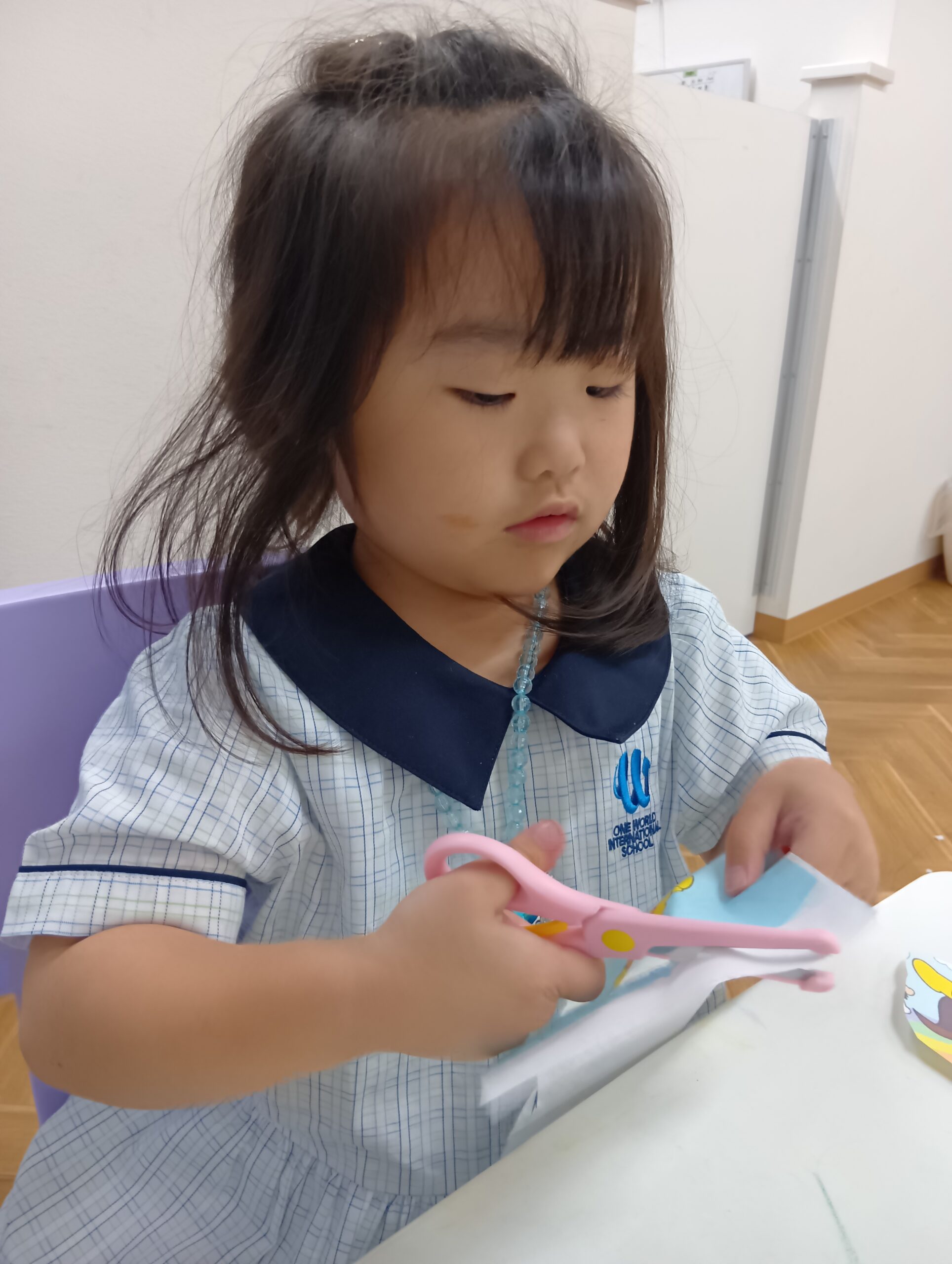 ハサミの練習✂️