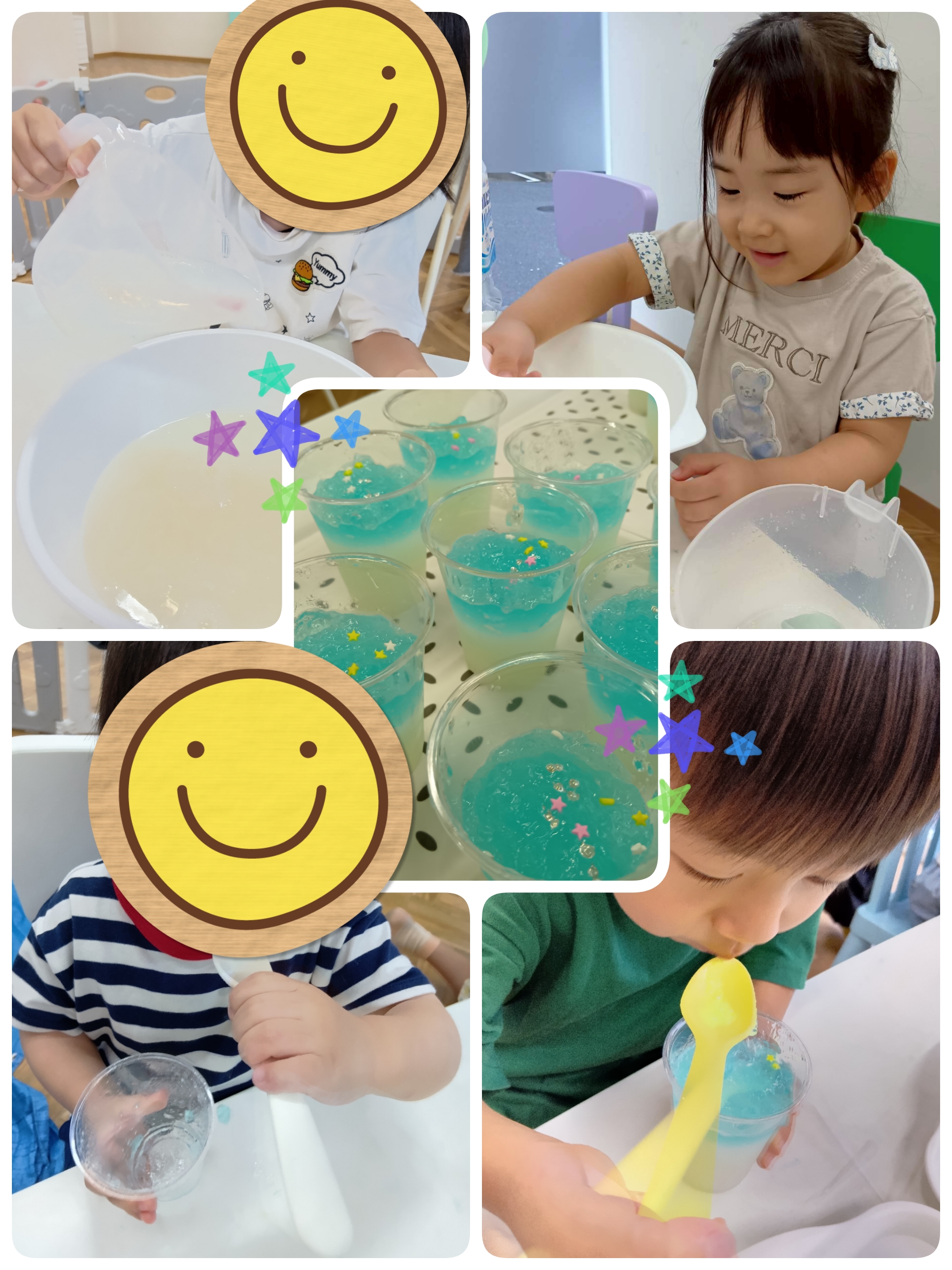 七夕ゼリー作り🎋🌟