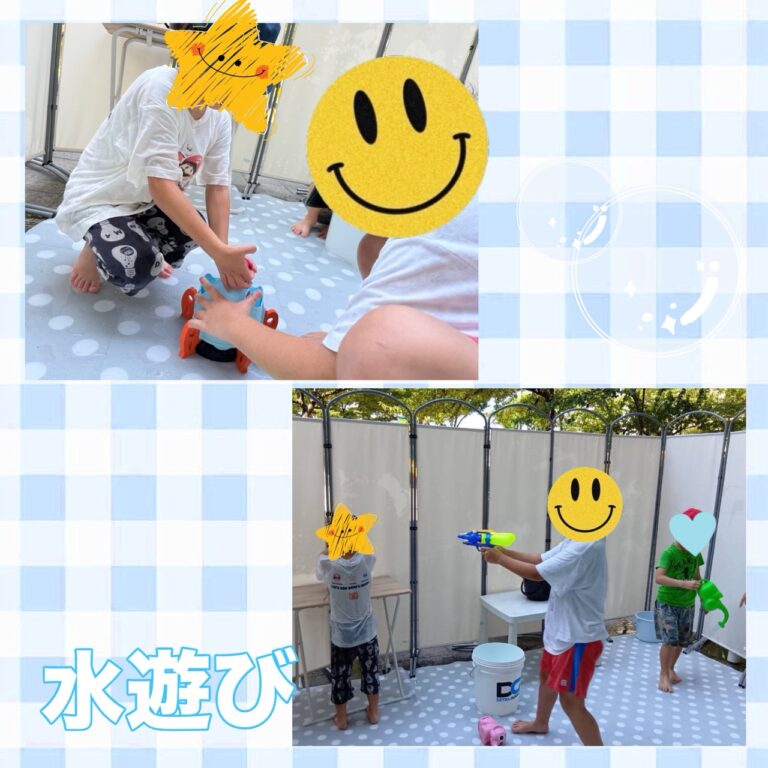 水遊び🩵