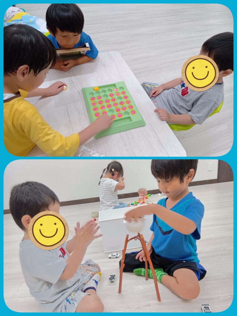 みんなで仲良く遊ぶ🌈