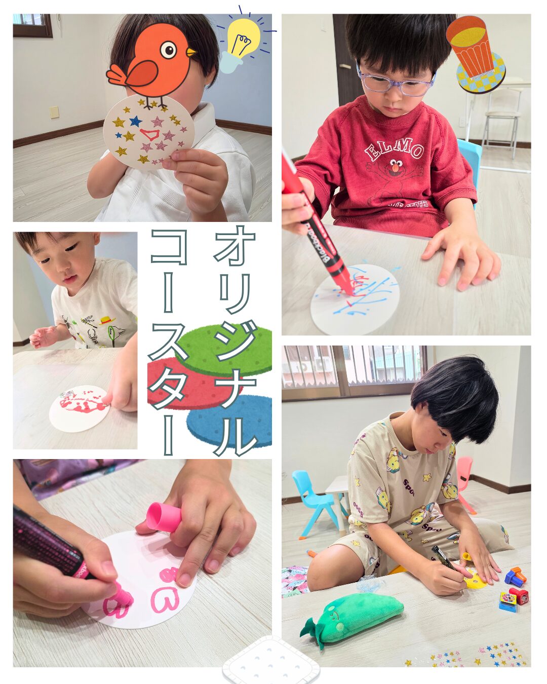 オリジナルコースター作り🌟