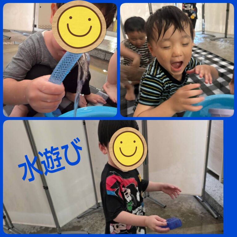 水遊びを楽しみました♪