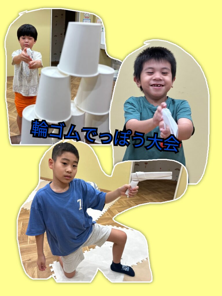輪ゴムでっぽう大会