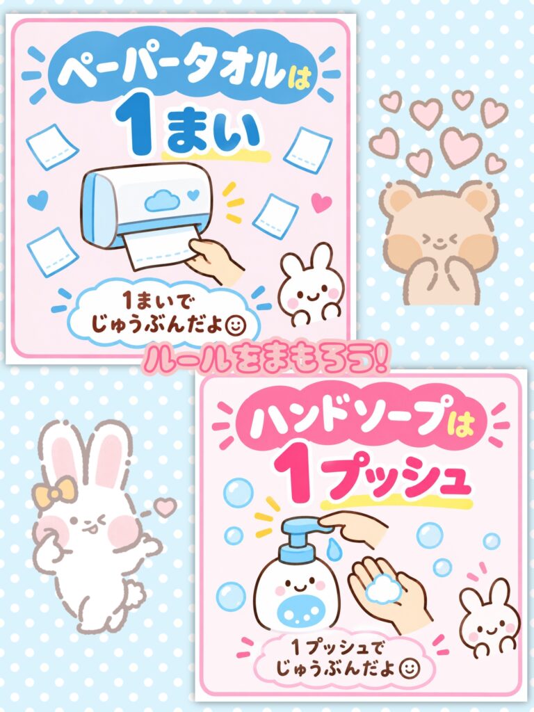 身近なルールから学ぶ「物を大切にする気持ち🌷」
