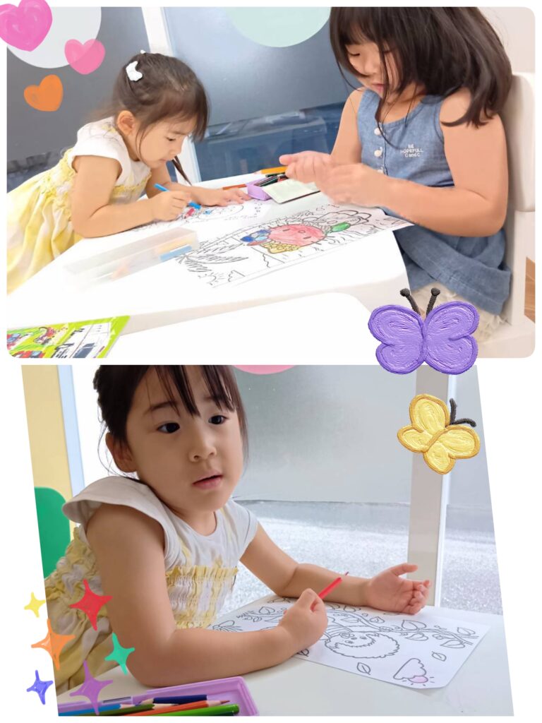 塗り絵に挑戦🎨