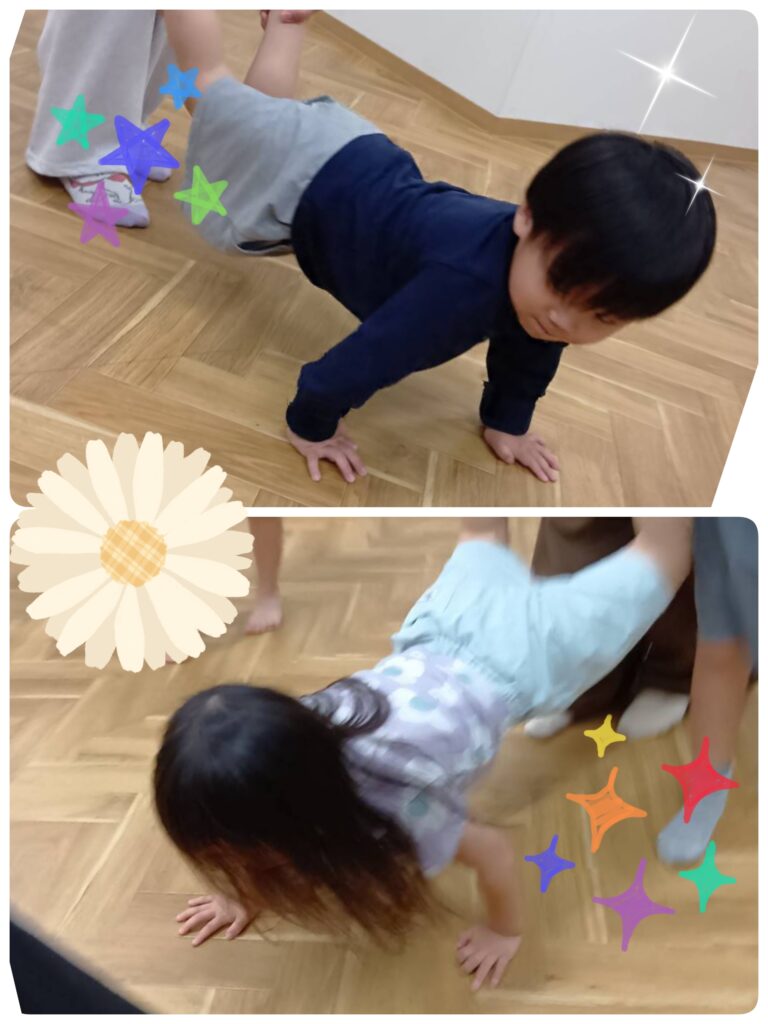 身体を動かして筋力up💪💪