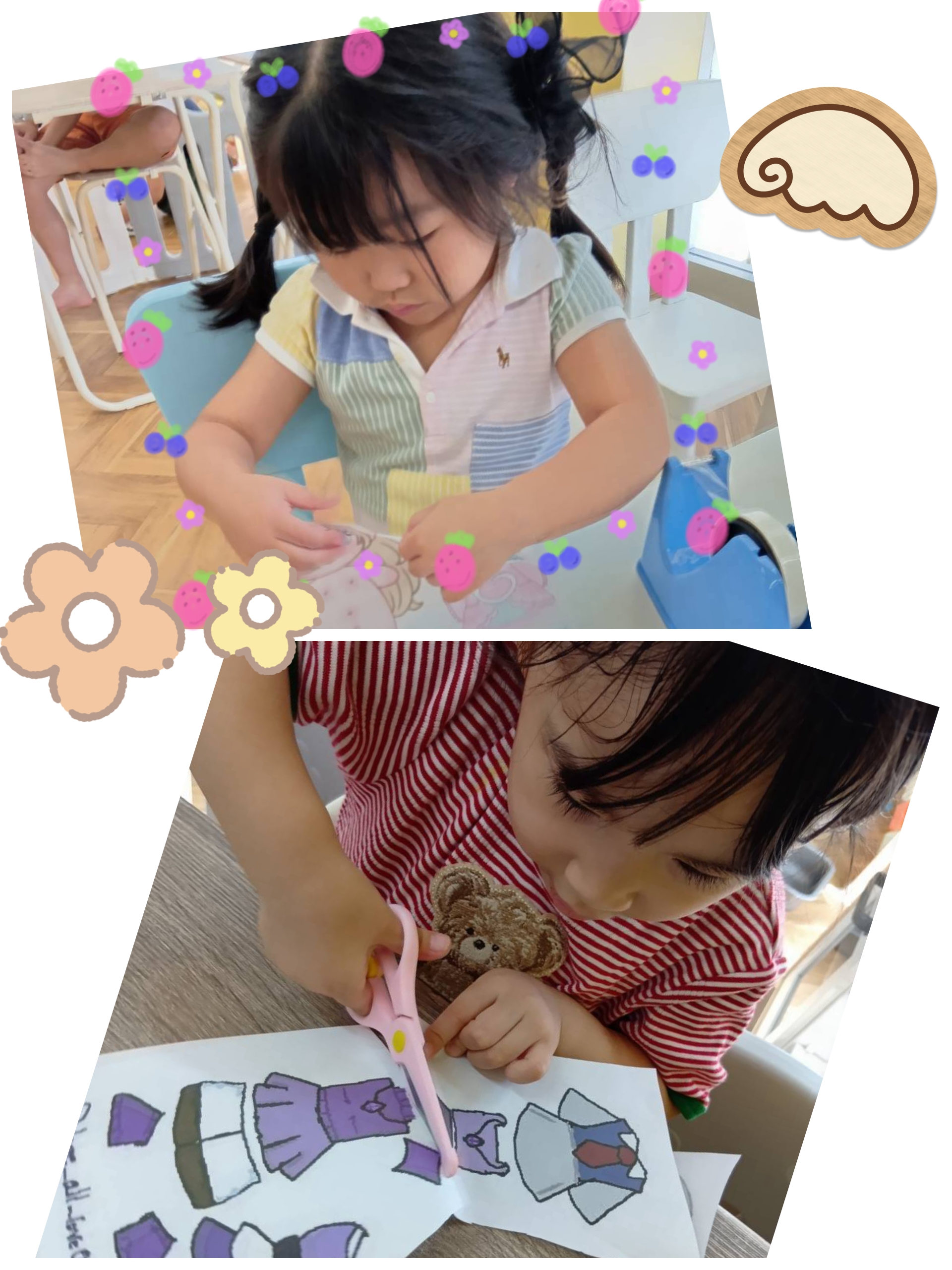 みんなでチョキチョキ✂️✂️
