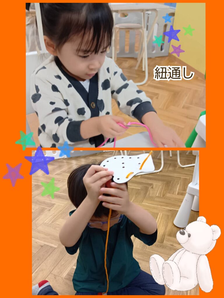 🧵紐通しに挑戦！