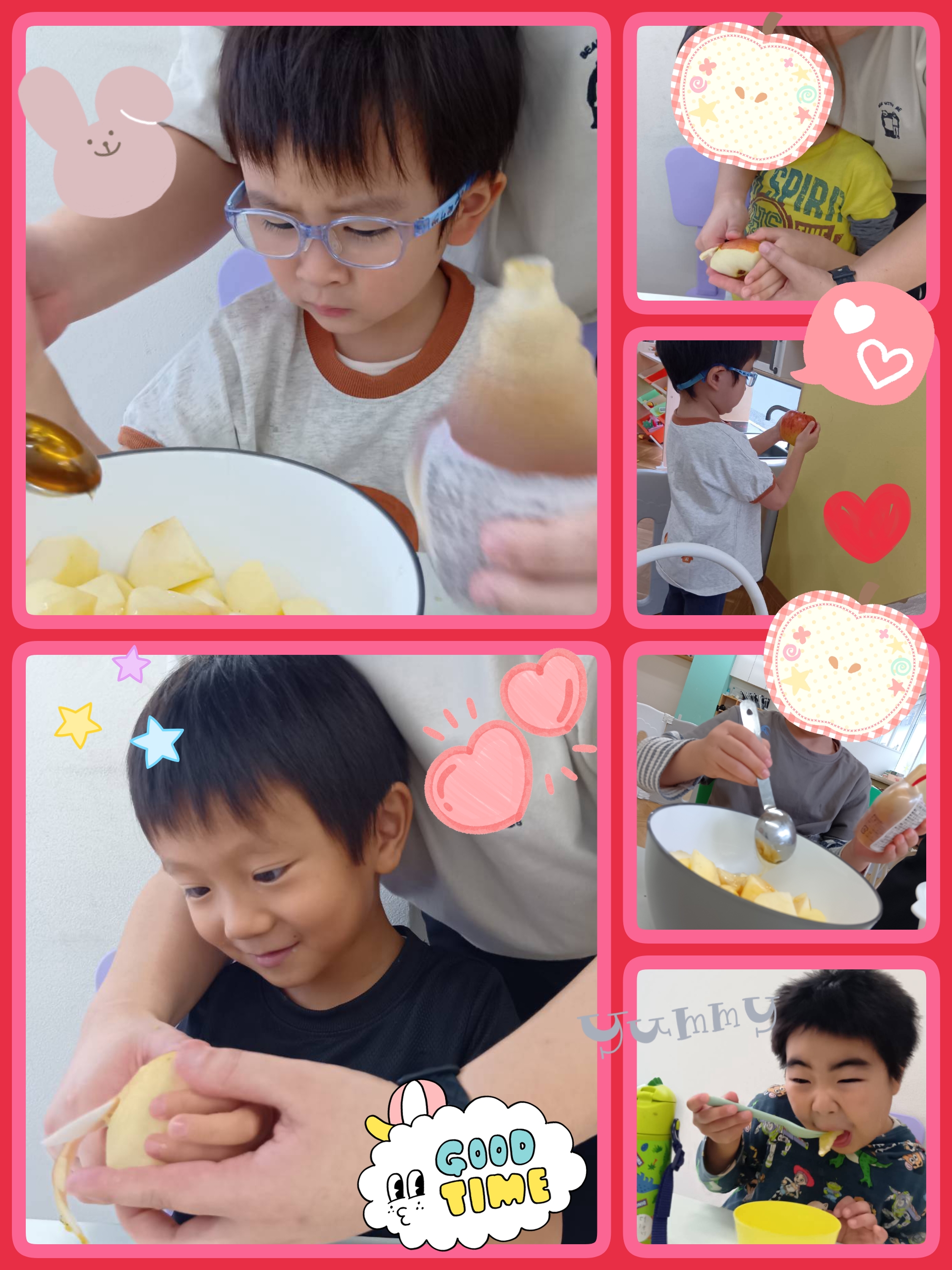 りんごのコンポート作り🍎