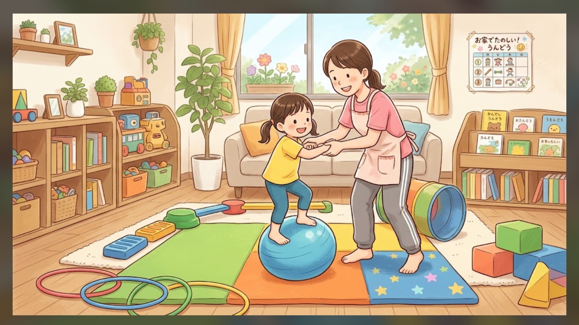 運動療育　お家でやってみよう🌟